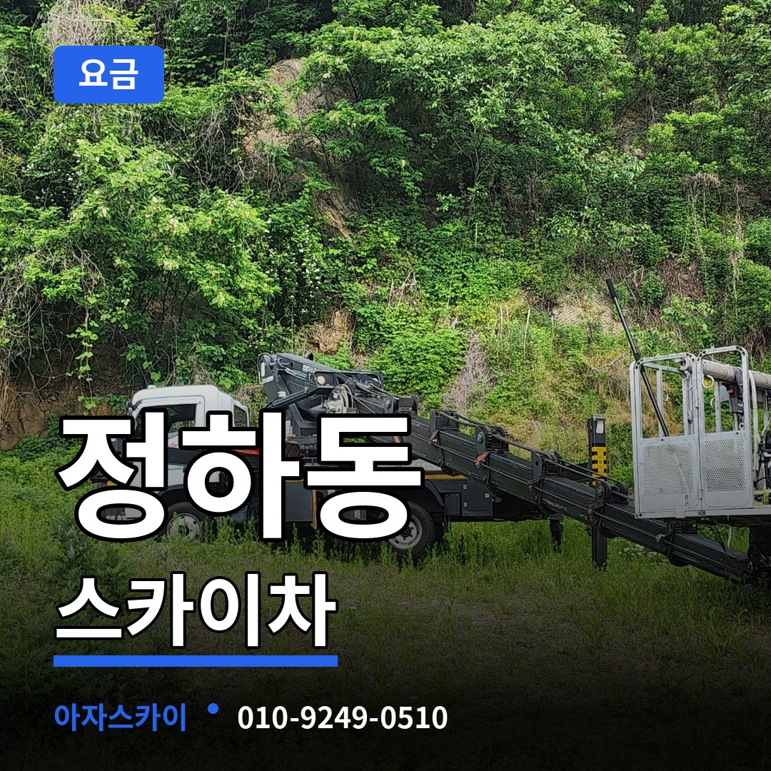 충북 청주시 정하동 스카이차 요금