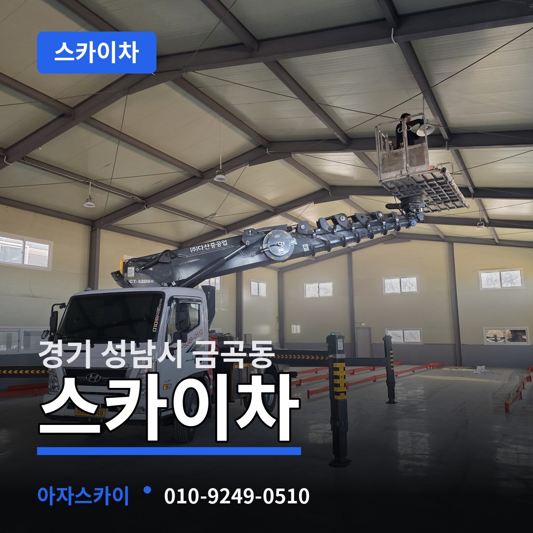 경기 성남시 금곡동 스카이차