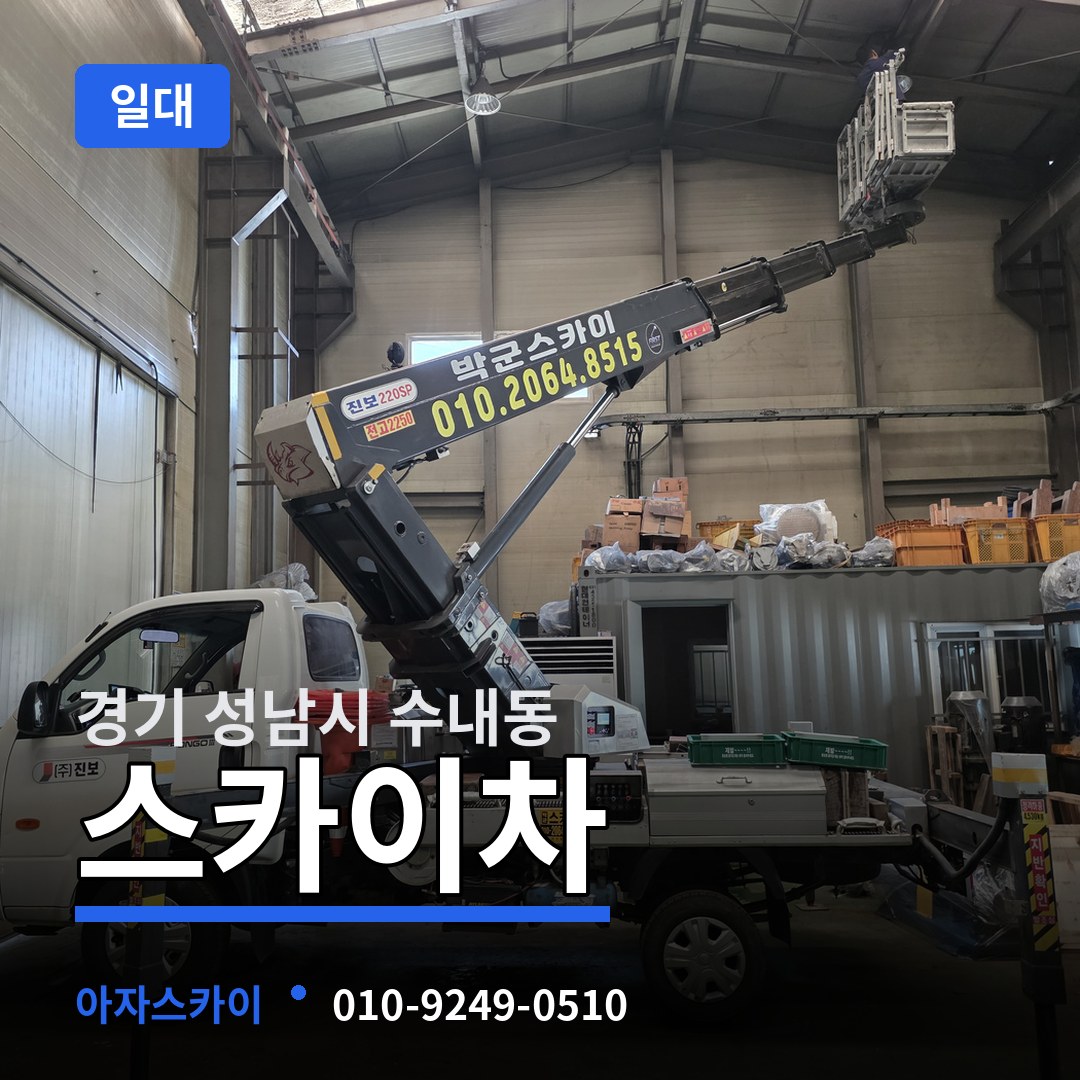 경기 성남시 수내동 스카이차 일대
