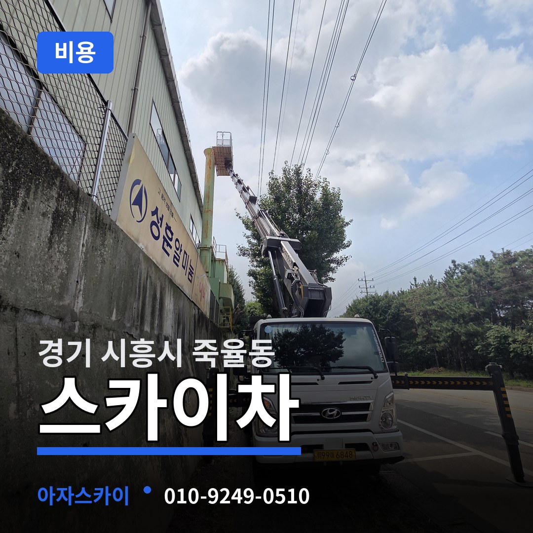 경기 시흥시 죽율동 스카이차 비용