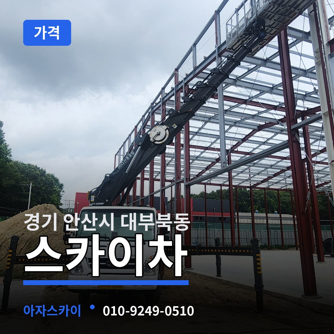 경기 안산시 대부북동 스카이차 가격