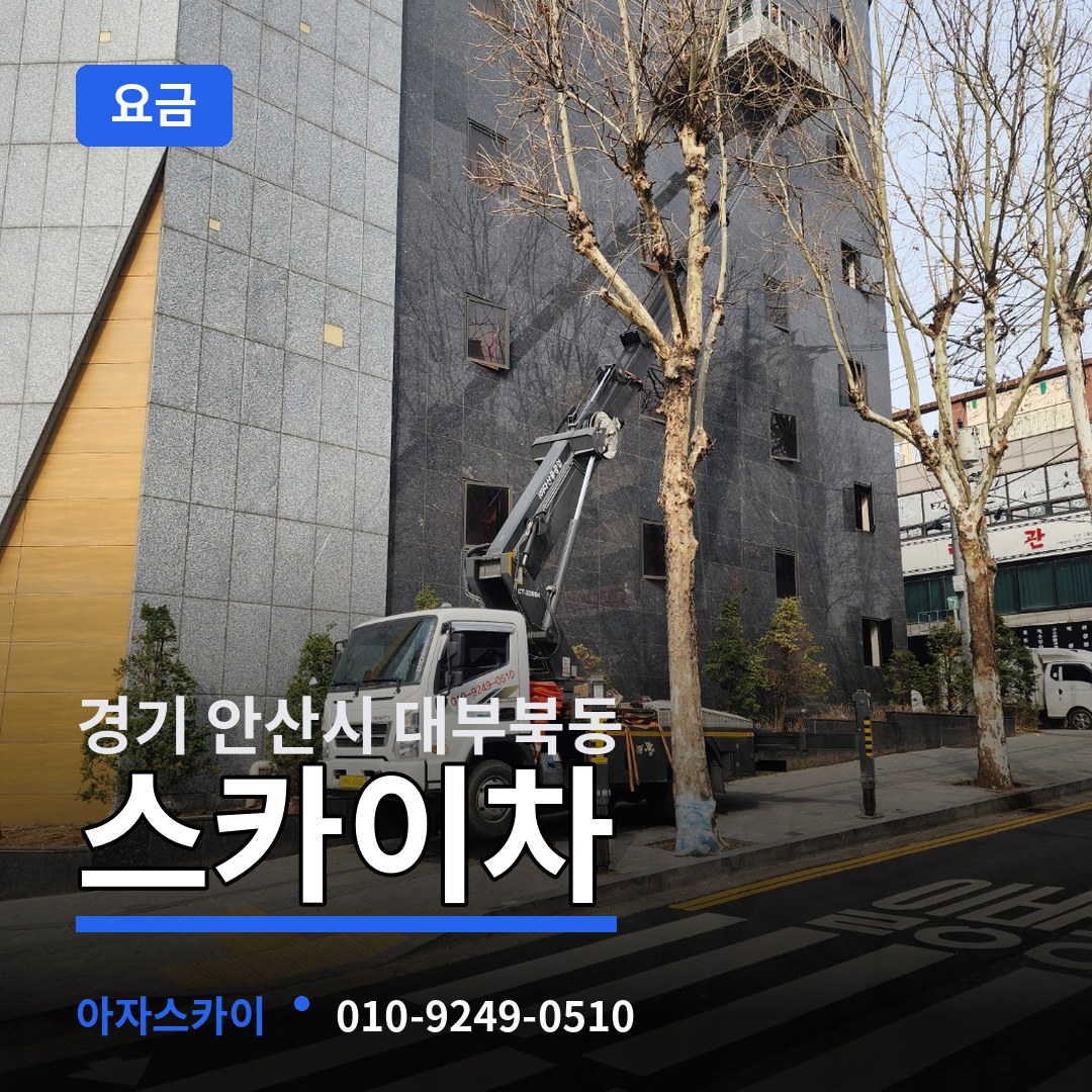 경기 안산시 대부북동 스카이차 요금