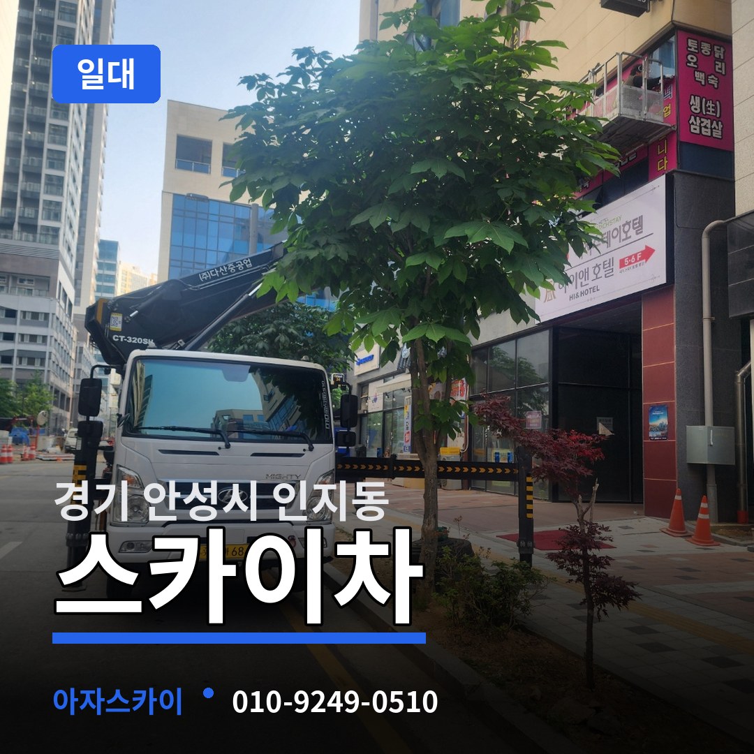 경기 안성시 인지동 스카이차 일대