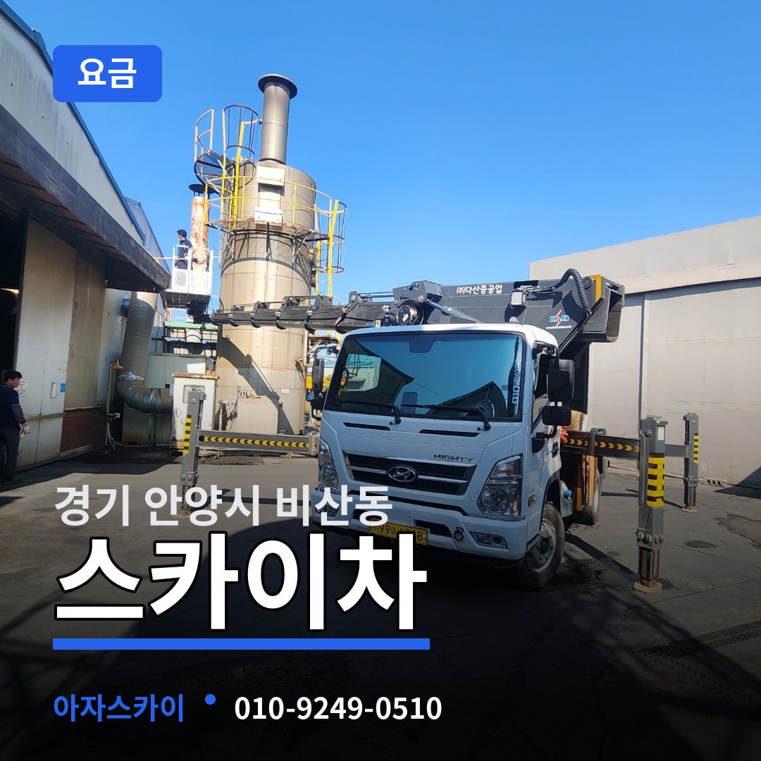 경기 안양시 비산동 스카이차 요금