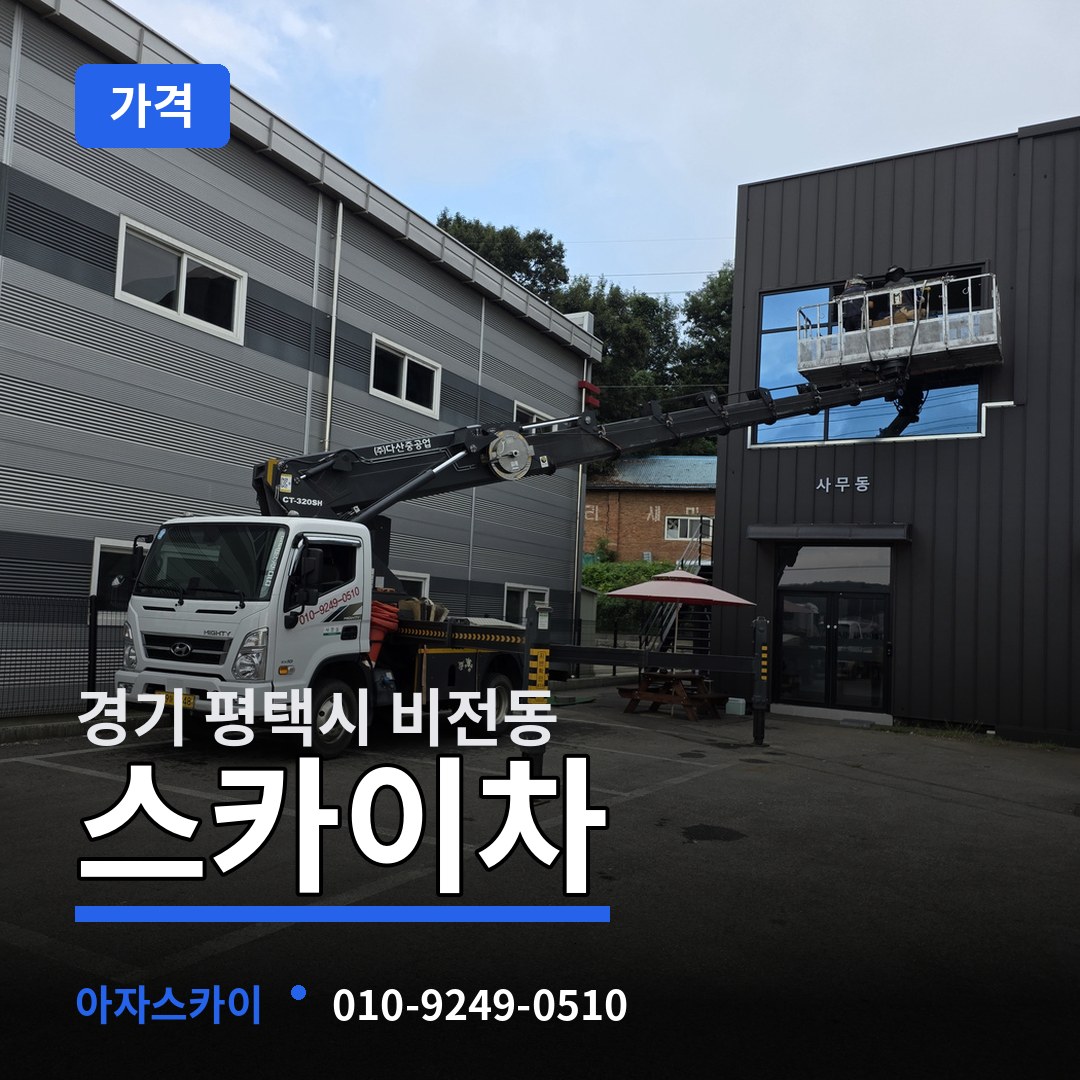 경기 평택시 비전동 스카이차 가격