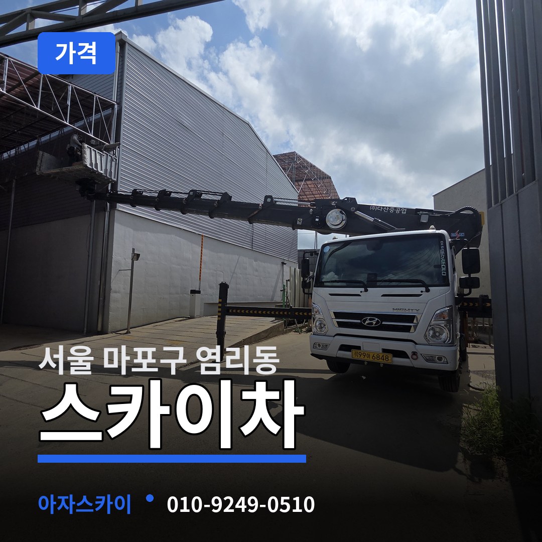 서울 마포구 염리동 스카이차 가격