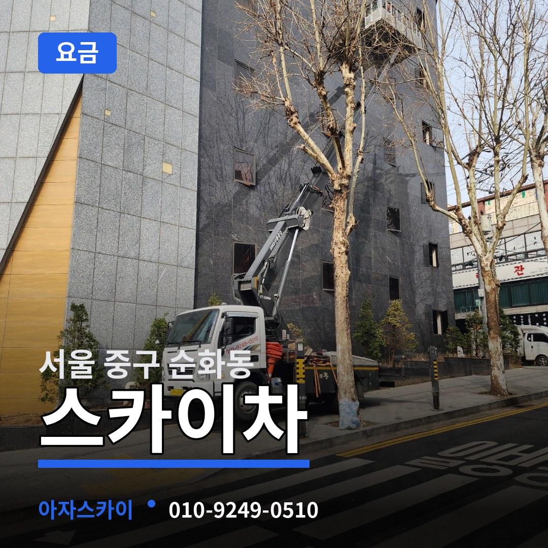 서울 중구 순화동 스카이차 요금