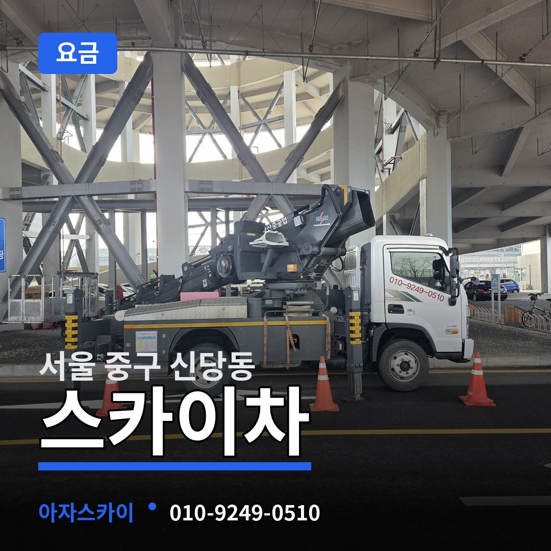 서울 중구 신당동 스카이차 요금