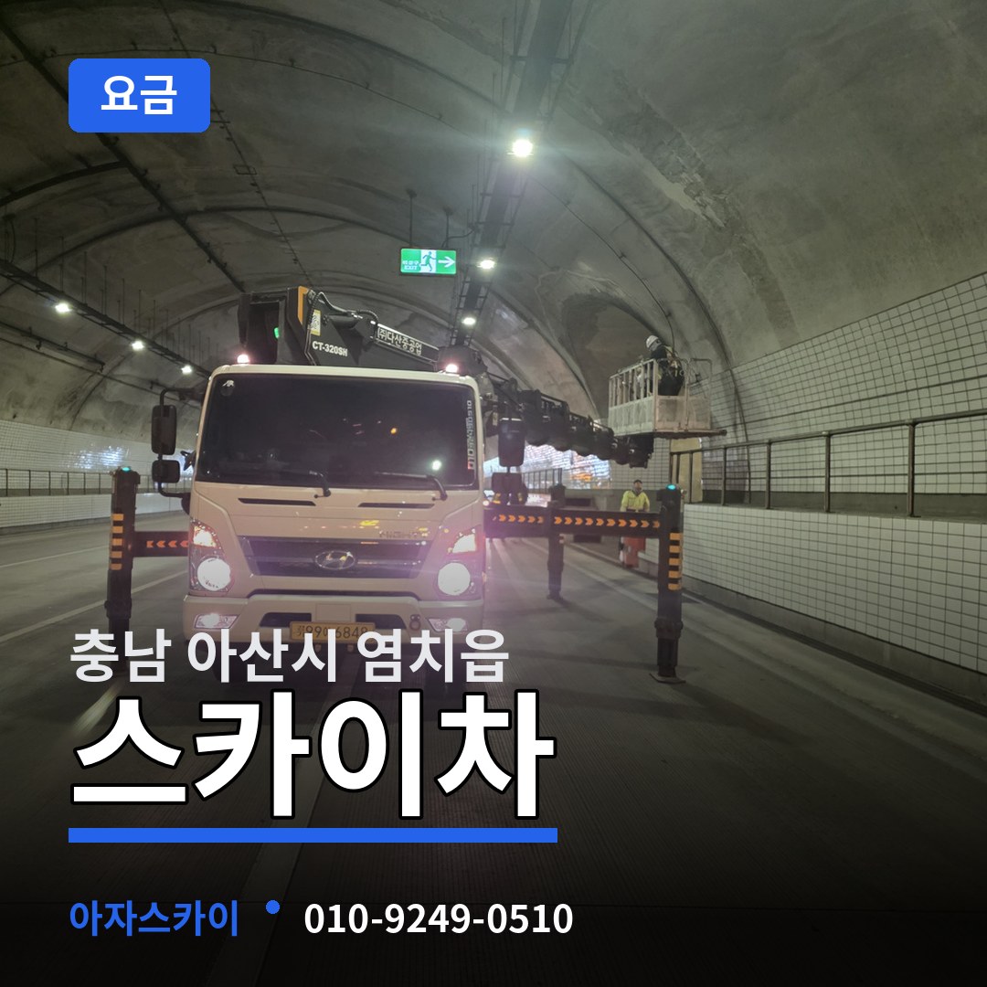 충남 아산시 염치읍 스카이차 요금