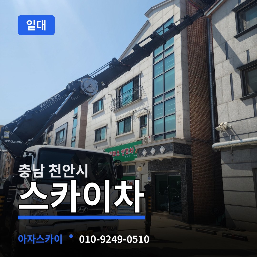 충남 천안시 스카이차 일대